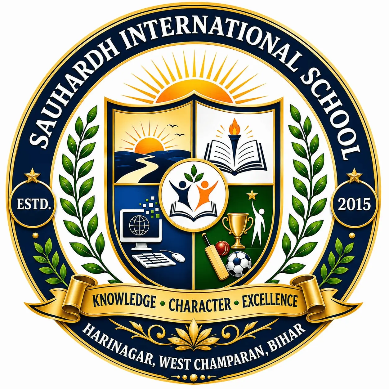 Sauhardh International School Logo